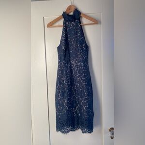 KEEPSAKE the Label Navy Lace Dress